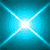 Six square display a central bright starburst with four radiating lines, each in a distinct color: cyan, green, yellow, red, light yellow, and magenta