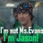 Pixelated image of a person with dark hair wearing a green and white outfit, with text below reading 'frank's game' and 'frank jason' in green and white.