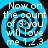 Four identical display a blue and black spiral background with white text reading "Now on the count of 3 you will love me 1,2,3"