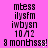 Pixelated text on a pink background with two identical static frames showing the same content.