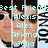 Pixelated image of a person with light skin and dark hair wearing sunglasses, overlaid with cyan text reading Best Friend Alexis Alex Ariono Julio.