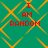 Green background with yellow diamond lattice pattern and red text "I AM RANDOM" in four quadrants.