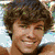 six pixelated images showing a young man in various poses with overlaid text phrases