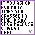 Two side-by-side pixelated text with purple borders, each displaying identical black and purple lettering about crossing a mind once because it never left