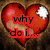 Four red heart-shaped icons with white highlights arranged in a , each containing text in red and black fonts against a brown textured background