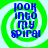 Four identical green spiral backgrounds with blue text reading LOOK INTO MY SPIRAL arranged in a