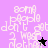 Pixelated text 'some people don't get 2 wear not her' on four background variations with a star symbol changing color.