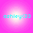 Four identical pixelated icons display 'ashley<33' text on a pink gradient background with a central light spot.