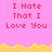 Pixelated text repeats across a pink background with yellow and gray sections, showing animated transitions between states.
