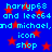 Blue background with red stars and repeated cyan text reading 'harryp68 and leec64 and michael.'