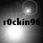 Black-and-white animated icon with four showing light source movement and text 'rockin96' below each