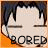 nine pixelated character head icons with orange backgrounds, each displaying different text over the face