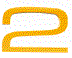 Animated sequence of golden 3D numerals '2' and '5' with orange-yellow gradient, displayed on white background with faint multicolored speckles.