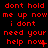 Red pixelated text repeats across a black background, with subtle variations in punctuation and spacing between frames.