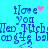 Pixelated blue text on cyan background with pink heart and dot animations, displaying 'i love you' and partial names.
