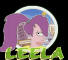 Circular cartoon icon with purple-haired character, blue sky background, and green text reading 'LEELA' below.