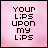 25 square with pink gradient backgrounds displaying pixelated text phrases in black, red, pink, and orange, some with color variations