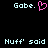 Pixelated text and a pink heart symbol on a black background, with identical static text below.