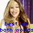 A pixelated image of a smiling person with long brown hair, wearing a light-colored top, overlaid with blue text reading 'best of both worlds'.