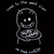 Pixelated black-and-white icon shows a smiling figure with glowing eyes holding cookies, next to text reading "COME TO THE DARK SIDE I HAVE COOKIES".