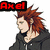 Pixelated character with spiky red hair and dark hoodie, shown in four with changing text overlays