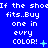 Blue background with repeated white pixelated text 'If the shoof fits..Buy one in evry COLOR!' and small cyan symbols, showing animation changes across observations.