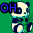 Pixelated panda with green background holding bamboo, displaying partial text fragments 'OH', 'URE', and 'JEALOUS' across different frames.