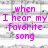 Static image with pink text over sheet music background, displaying song lyrics and a musical phrase.