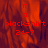 Red pixelated text on a fiery background with one frame showing a gray rectangle replacing part of the image.