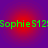 Green text reading "SophieS125" repeats across a red and purple gradient background with four circular red highlights.