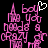 Pixelated pink text and shapes on black background with white heart symbol above 'body' text.
