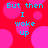 Red background with pink circles and cyan text reading "But then I woke up" in four identical quadrants.