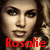 Pixelated close-up of a person's face with dark hair, wearing a light-colored top, and red text reading 'Rosolie' at the bottom.