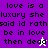 Pixelated text on purple and white backgrounds with a small animated cursor icon changing color between frames.