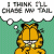 A 50x50 pixel animated buddy icon featuring Garfield the cat with a thought bubble and "Original Icons .com" text on a green background.