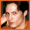 Four pixelated portrait arranged in a showing the same person with varying expressions and poses against dark or light backgrounds