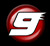 Static pixelated icon featuring a white stylized number 9 with red accents inside a glossy red circular border on black background.