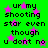 Green background with pink stars and repeated black text reading 'ur my shooting star even though u dont no' in pixelated font.