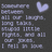 A static pixelated image with a dark gray background, featuring a light purple heart shape on the right and multiple lines of faint, partially legible text on the left.