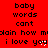 Red background with repeated black text and white heart symbols, showing partial gray overlay at bottom right.