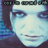 A four- displays a person with dark hair and pale skin, each showing text overlays in pixelated fonts