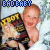 Pixelated image of two children with text 'BAD BABY' at top, one child holding the other in a static pose.