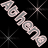 Animated contact sheet showing two frames of a pixelated text animation with sparkles on black background