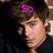 A pixelated image of a person with brown hair and dark clothing, showing two states: one with pink text 'So' above the head and another with pink text 'Hot <3'.