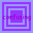 Four purple square frames with light blue borders arranged in a , each containing the word 'confusing' in pixelated text