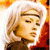 Pixelated image of a person with light hair against an orange background, with red text reading AYANE on the right side.