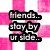 Pixelated text on pink-and-white checkered background with Spongebob and Patrick characters below