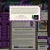 Static pixelated image showing a light gray rectangular interface with darker gray horizontal lines, bordered by purple and dark green background elements.