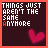 Pixelated text reads "THINGS JUST AREN'T THE SAME ANYMORE" with a red heart symbol on dark background.