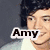 A four- shows two people with text overlays: 'Amy' and 'Loves' in top , 'Harry' and 'Styles' in bottom